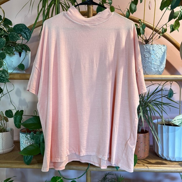 Free People Light Coral Short Sleeve Top - Picture 6 of 12